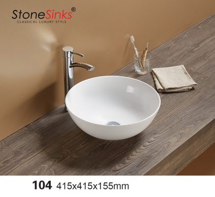 Lavabo sứ mỹ thuật K104 - Ảnh 4