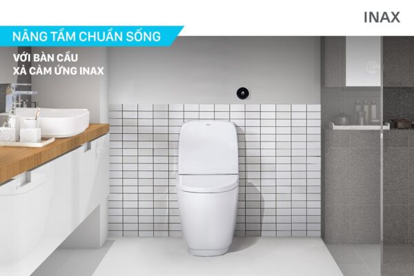 Bồn cầu 2 khối xả tự động không chạm INAX ACT-832VN - Ảnh 2