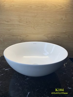 Lavabo sứ mỹ thuật K104 - Ảnh 3