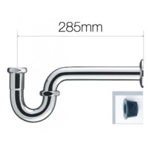 ỐNG THẢI CHỮ P INOX CHO LAVABO INAX A-675PV