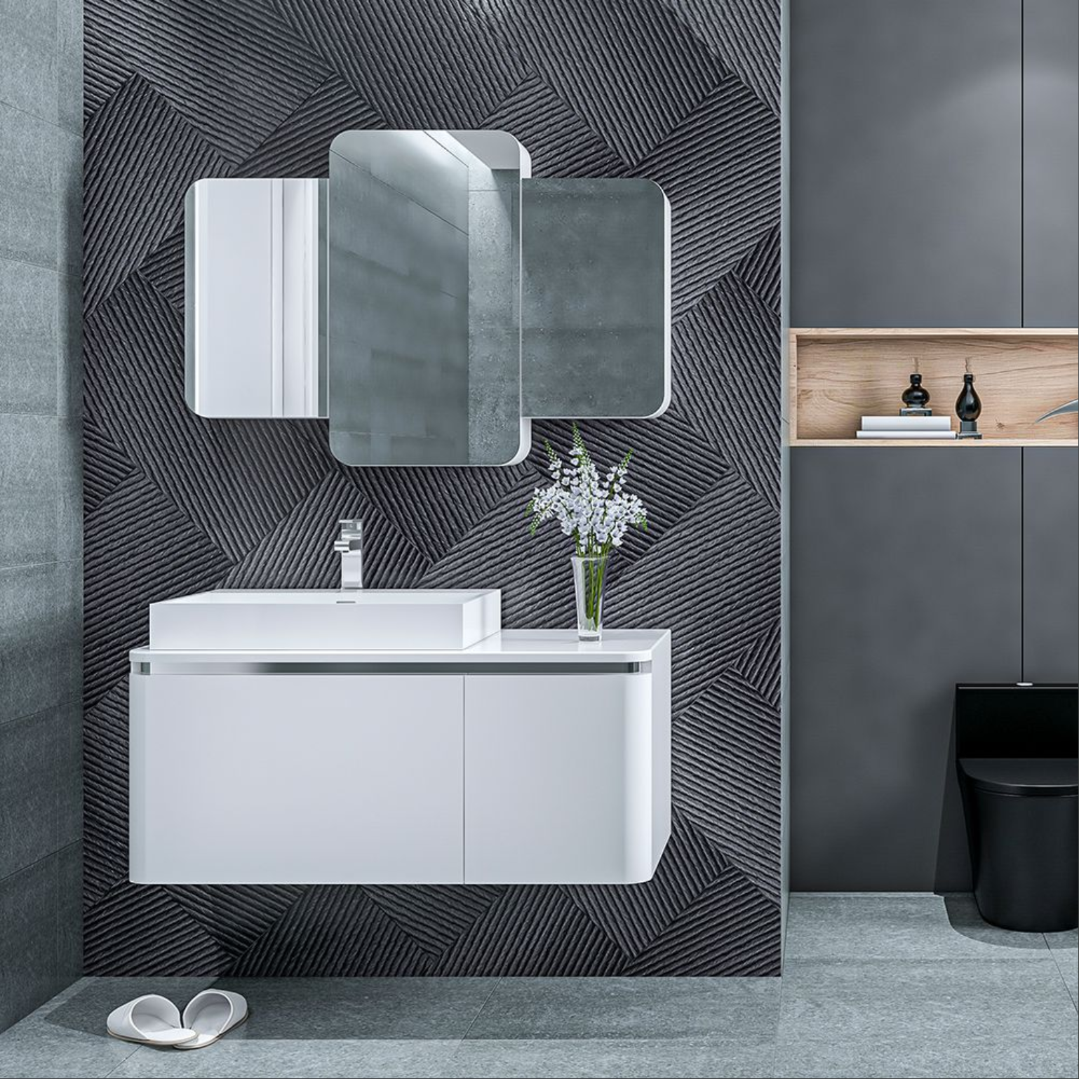 TỦ LAVABO KINGHOPE - ABBA-F01 - Ảnh 2