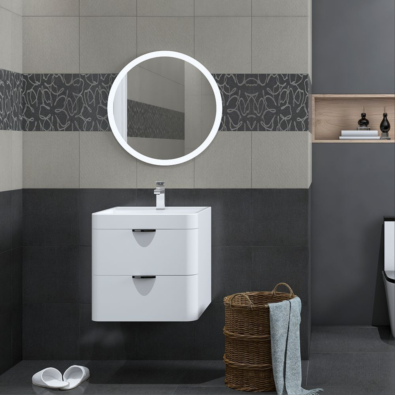 TỦ LAVABO KINGHOPE - ABBA-F09 - Ảnh 2