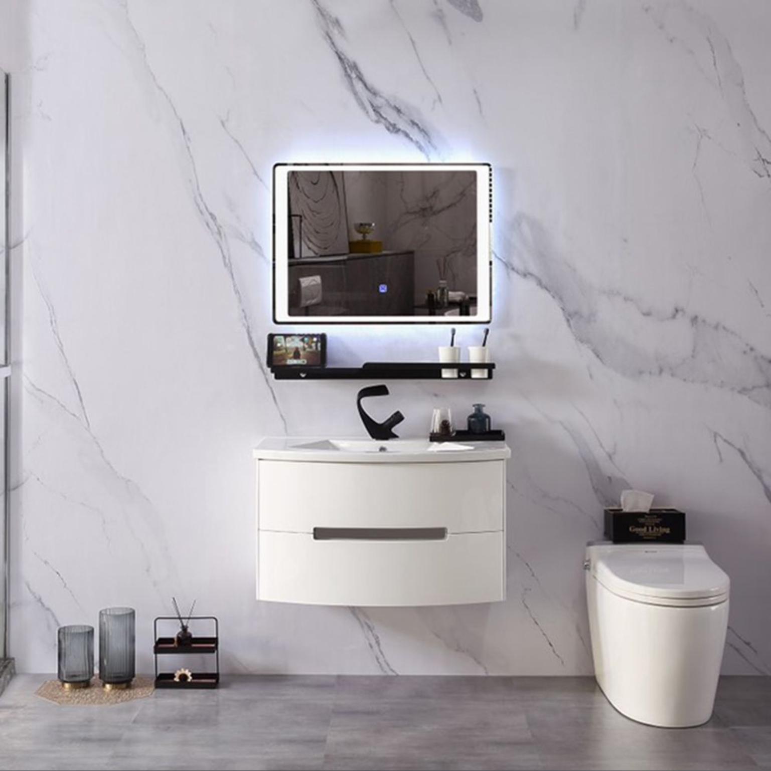 TỦ LAVABO KINGHOPE - ABBA-F212 - Ảnh 2