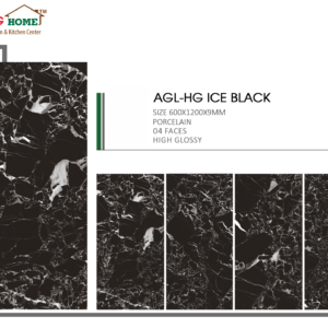 GẠCH CHÂU Á LÁT NỀN AGL HG ICE BLACK 60×120 CM