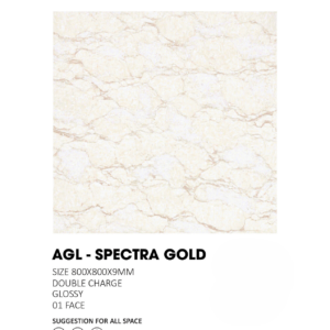 GẠCH CHÂU Á LÁT NỀN AGL SPECTRA GOLD 80×80 CM