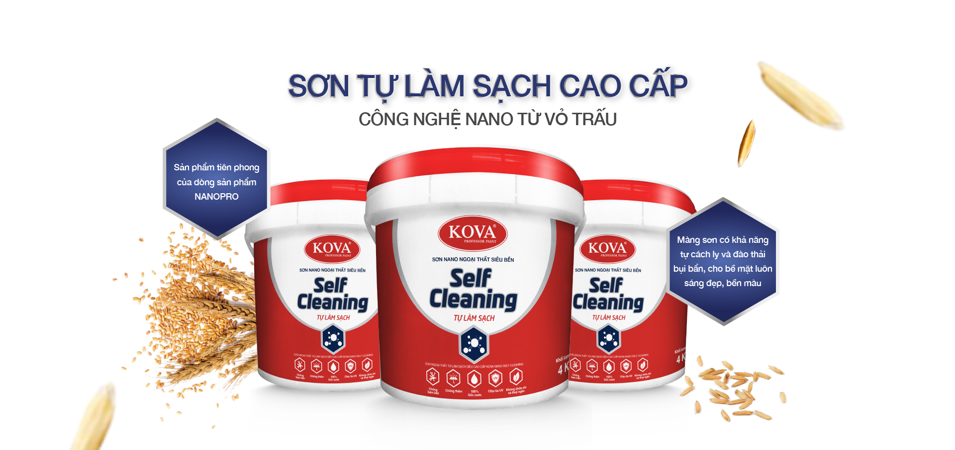 Sơn Kova Nano Self- Cleaning (Nền D,A) - Ảnh 2