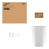 BỘ LAVABO TREO + CHÂN TREO NGẮN - AL-312V(EC/FC)+L-298VC - Ảnh 3