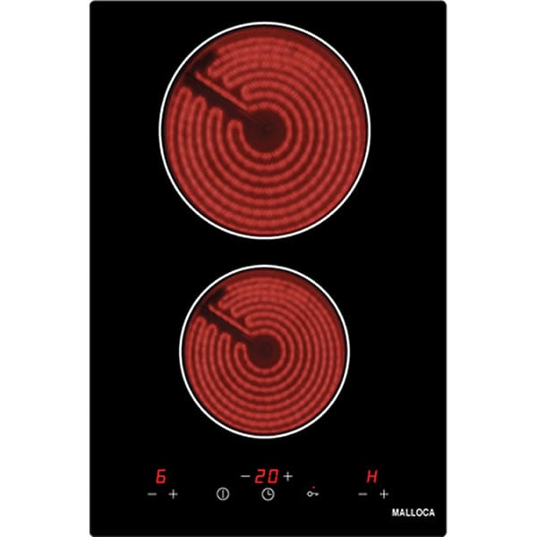 Bếp kính âm 2 điện dạng domino MDH-02R - Malloca *HÀNG TRƯNG BÀY* - Ảnh 4