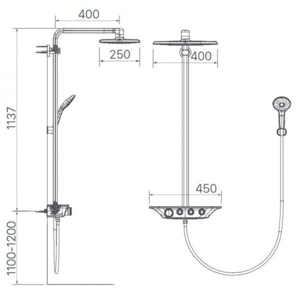 SEN TẮM CÂY NHIỆT ĐỘ INAX BFV-655T - Ảnh 2