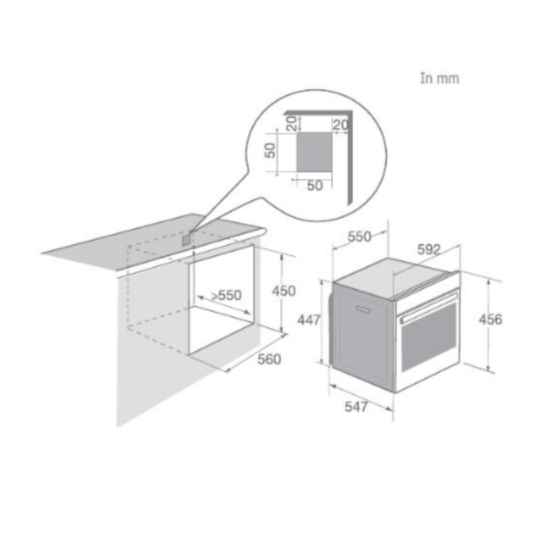 LÒ VI SÓNG BRANDT KÈM NƯỚNG BKC6575B - Ảnh 2