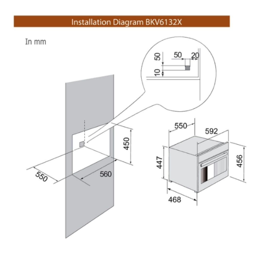 LÒ HẤP BRANDT BKV6132X - Ảnh 2