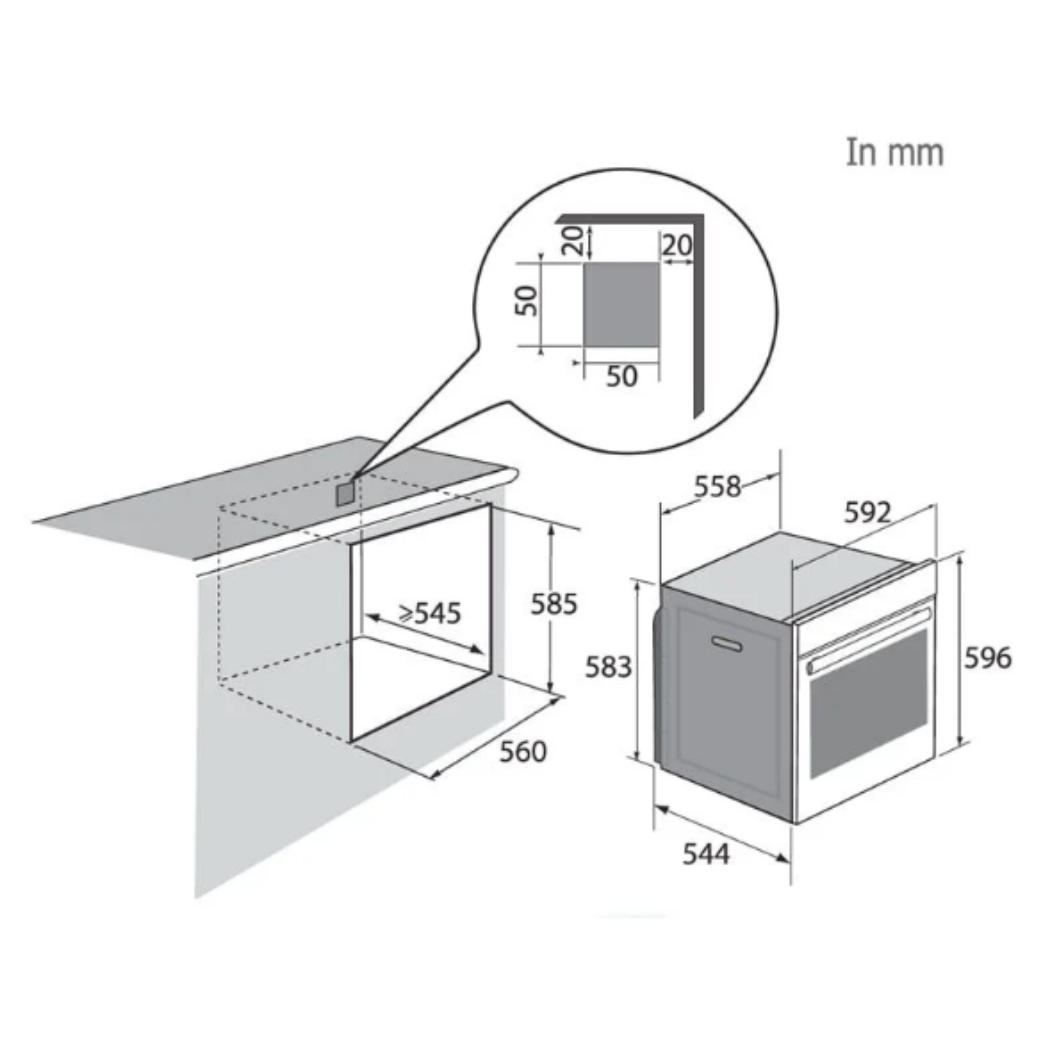 LÒ NƯỚNG BRANDT ĐA CHỨC NĂNG BOP7543LX - Ảnh 2