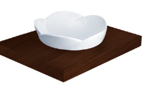 CHẬU RỬA MẶT COTTO - MÀU TRẮNG - C0001