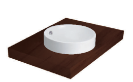 CHẬU RỬA MẶT COTTO - MÀU TRẮNG - C00027