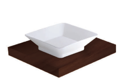 CHẬU RỬA MẶT COTTO - MÀU TRẮNG - C0012