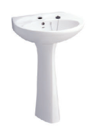 CHẬU RỬA MẶT COTTO - MÀU TRẮNG - C012/C412