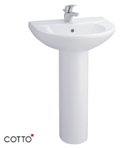 CHẬU RỬA MẶT COTTO - MÀU TRẮNG - C014/C411