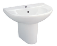 CHẬU RỬA MẶT COTTO - MÀU TRẮNG - C014/C4201