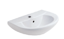 CHẬU RỬA MẶT COTTO - MÀU TRẮNG - C014