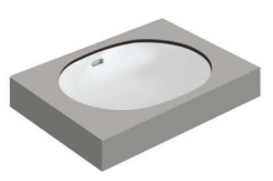 CHẬU RỬA LAVABO COTTO ÂM BÀN C01617 - Ảnh 3