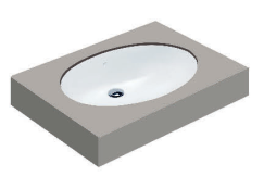 CHẬU RỬA LAVABO COTTO ÂM BÀN C0171 - Ảnh 3