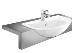 CHẬU RỬA MẶT COTTO - MÀU TRẮNG - C02117