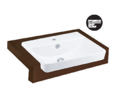 CHẬU RỬA MẶT COTTO - MÀU TRẮNG - C022607