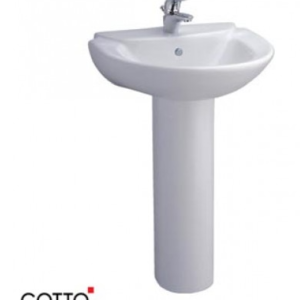 CHẬU RỬA MẶT COTTO - MÀU TRẮNG - C0237/C411