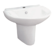 CHẬU RỬA MẶT COTTO - MÀU TRẮNG - C0237/C4201