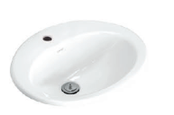 CHẬU RỬA LAVABO COTTO ÂM BÀN DƯƠNG VÀNH C029 - Ảnh 3