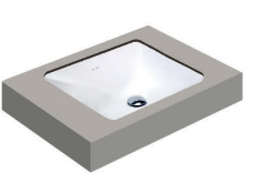 CHẬU RỬA LAVABO COTTO ÂM BÀN C0512