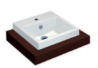 CHẬU RỬA MẶT COTTO - MÀU TRẮNG - C0901