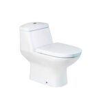 [Hàng trưng bày] Bồn cầu 1 khối COTTO, nắp đóng êm - C1113