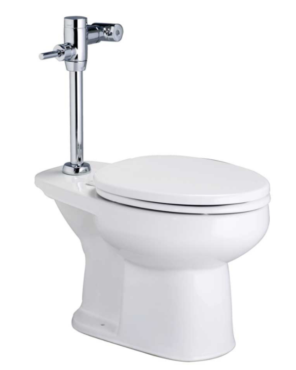 Bồn cầu dùng van xả COTTO, nắp thường, dòng SHARON - C1441