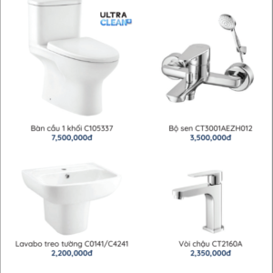 COMBO 6 COTTO: C105337 + C0141/C4241 + CT3001AEZH012 + CT2160A