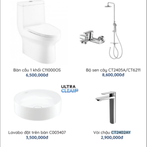 COMBO 8 COTTO: C11000OS + C003407 + CT2405A/CT6211 + CT2402AY