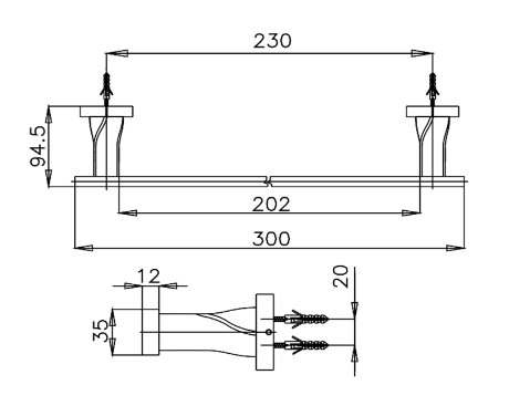 Thanh treo khăn màu đen CT0064#BL - Ảnh 6