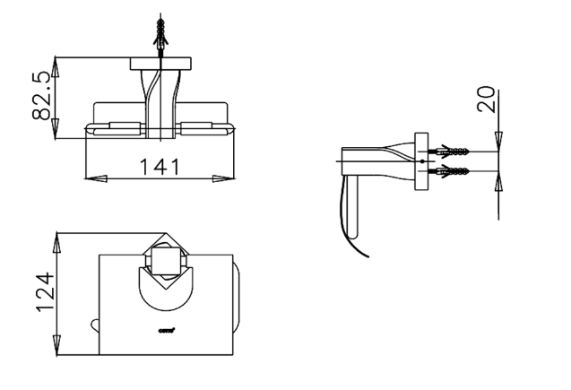 Hộp giấy vệ sinh màu đen CT0065#BL(HM) - Ảnh 6