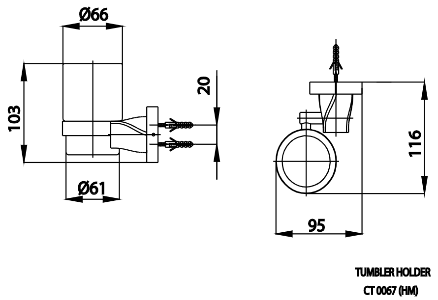 KỆ LY COTTO - CT0067#BL(HM) - Ảnh 2