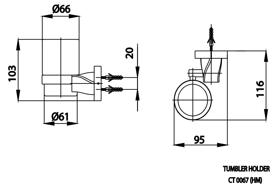 KỆ LY COTTO - CT0067#WH(HM) - Ảnh 2