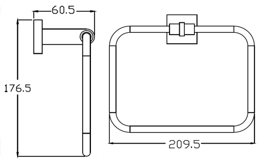 Vòng Treo Khăn COTTO - CT0213(HM) - Ảnh 2