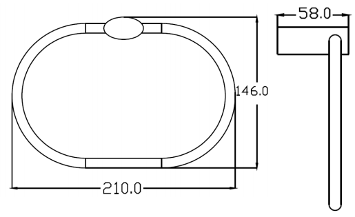 Vòng Treo Khăn COTTO - CT0223 - Ảnh 2