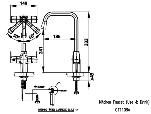 VÒI COTTO - CT1109A - Ảnh 2