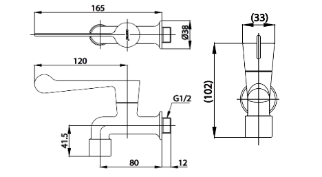 VÒI COTTO - CT1150C36 - Ảnh 2