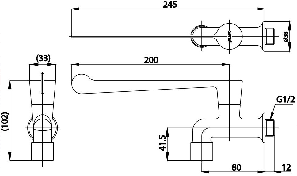 VÒI COTTO - CT1151C37 - Ảnh 2
