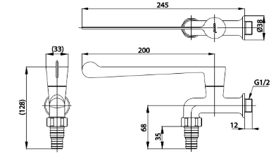 VÒI COTTO - CT1153C37 - Ảnh 2
