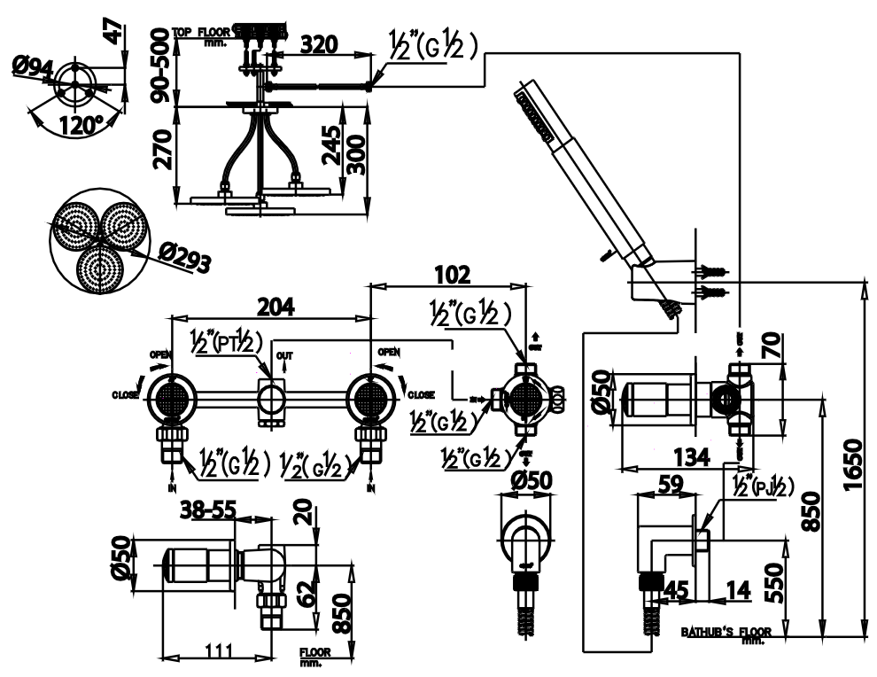 VÒI COTTO - CT2079C25STW - Ảnh 2