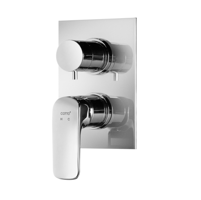 CỦ SEN ÂM TƯỜNG KÈM NÚT CHUYỂN NƯỚC COTTO - CT2244A