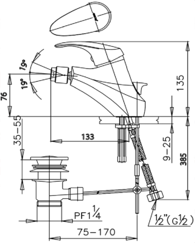 VÒI COTTO - CT564A - Ảnh 2
