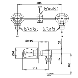 CỦ SEN COTTO - CT598C11 - Ảnh 2